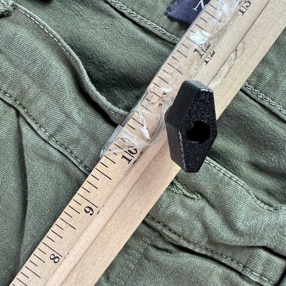 Not Your Daughters Jeans Women's 36x22* Dayla Wide Cuff Capri Green Denim Tag 14 - Picture 15 of 16